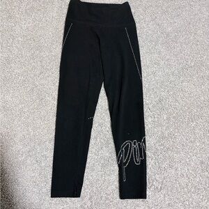 PINK Victoria's Secret Black Leggings
